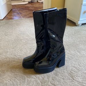 Nasty gal platform boots
